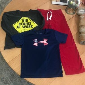 Boys bundle (3) size 7 🛹